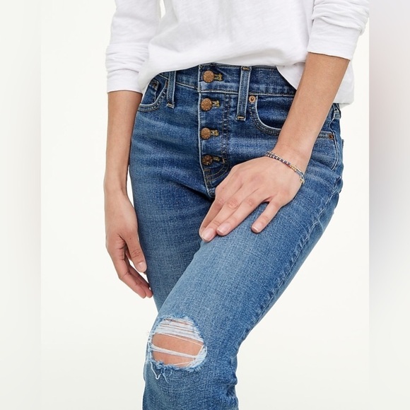 J Crew Factory 9" mid-rise skinny jean in signature stretch Size 27 - Picture 2 of 10